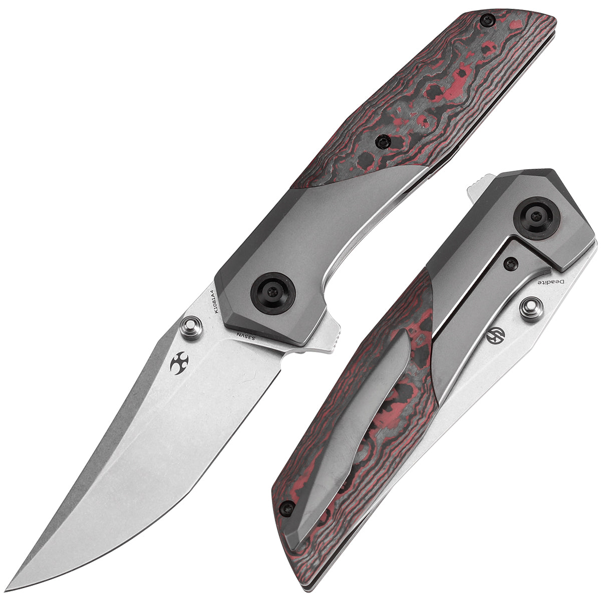 KANSEPT Deadite Thumb Stub Bronze Anodized Titanium with Lava Flow