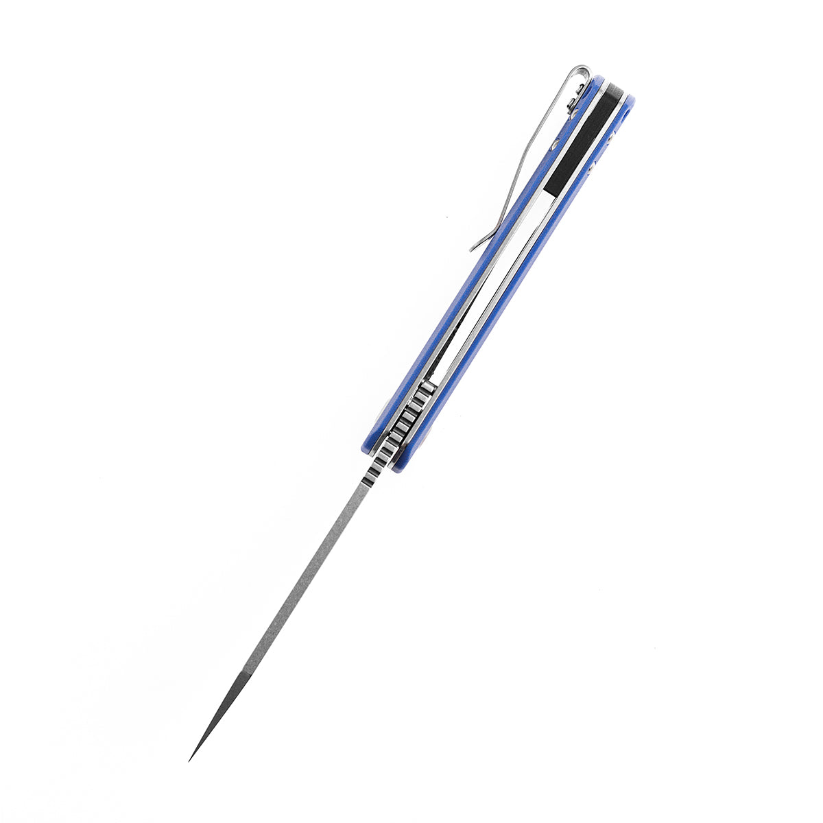 KANSEPT Bulldozer Front Flipper Blue G10 Handle (3.56