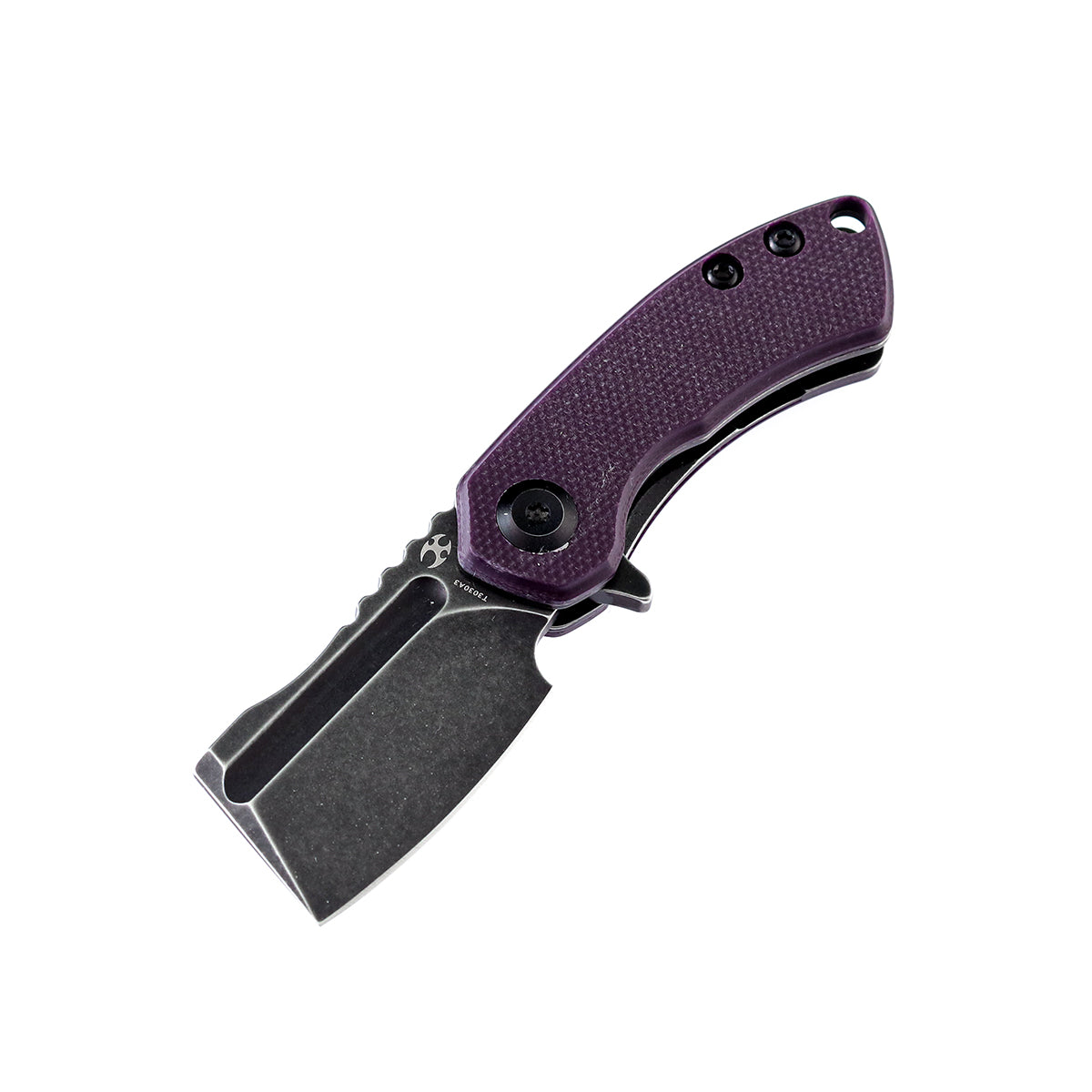 KANSEPT Mini Korvid Purple G10 Handle (1.45'' 154CM Blade) Koch