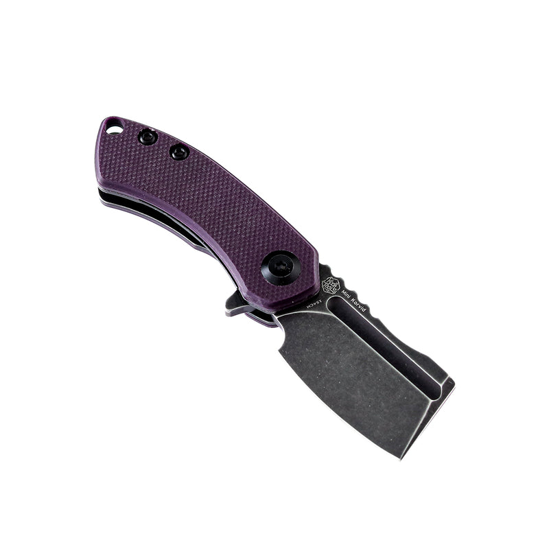 KANSEPT Mini Korvid  Purple G10 Handle (1.45'' 154CM Blade) Koch Tools -T3030A3
