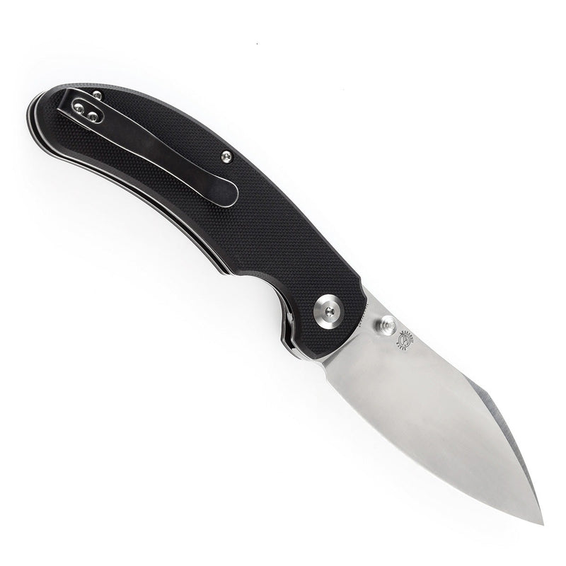 KANSEPT Nesstreet Thumb Stub Knife  Black G10 Handle (3.58''154CM Blade) Karambit Maker-T1039A1