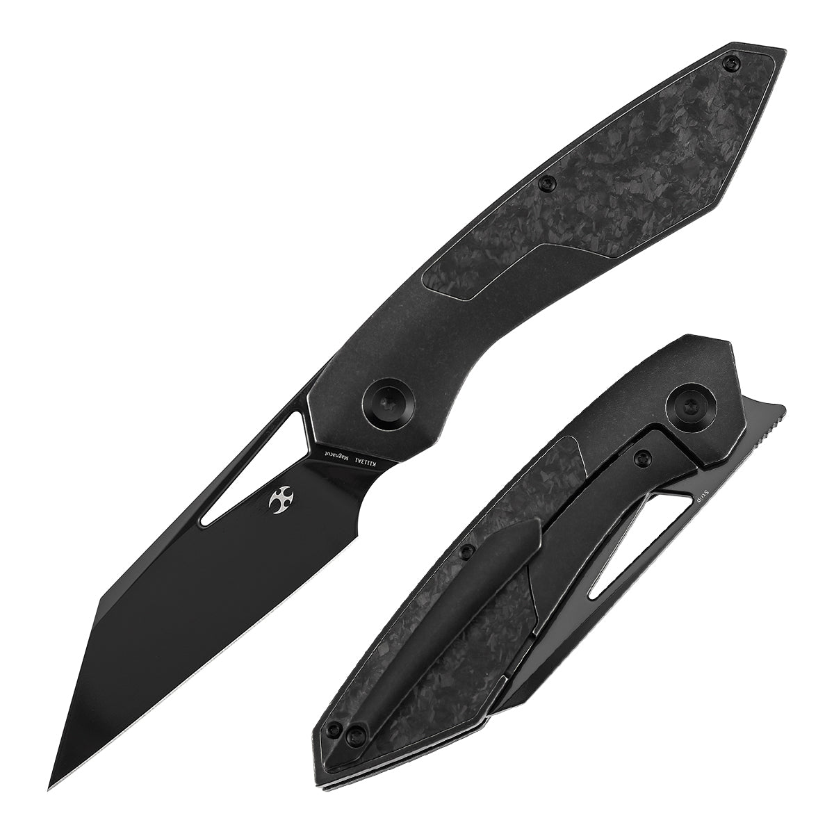 KANSEPT STRIP | Thumb Hole | Shred Carbon Fiber & Blackwash