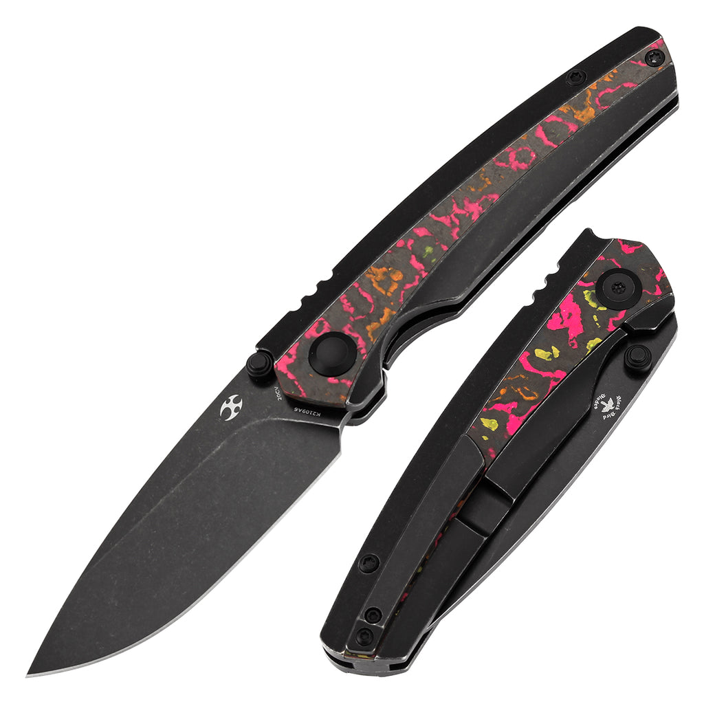 KANSEPT Thumb Stub Raven Blackwash Titanium wtih Flo Party