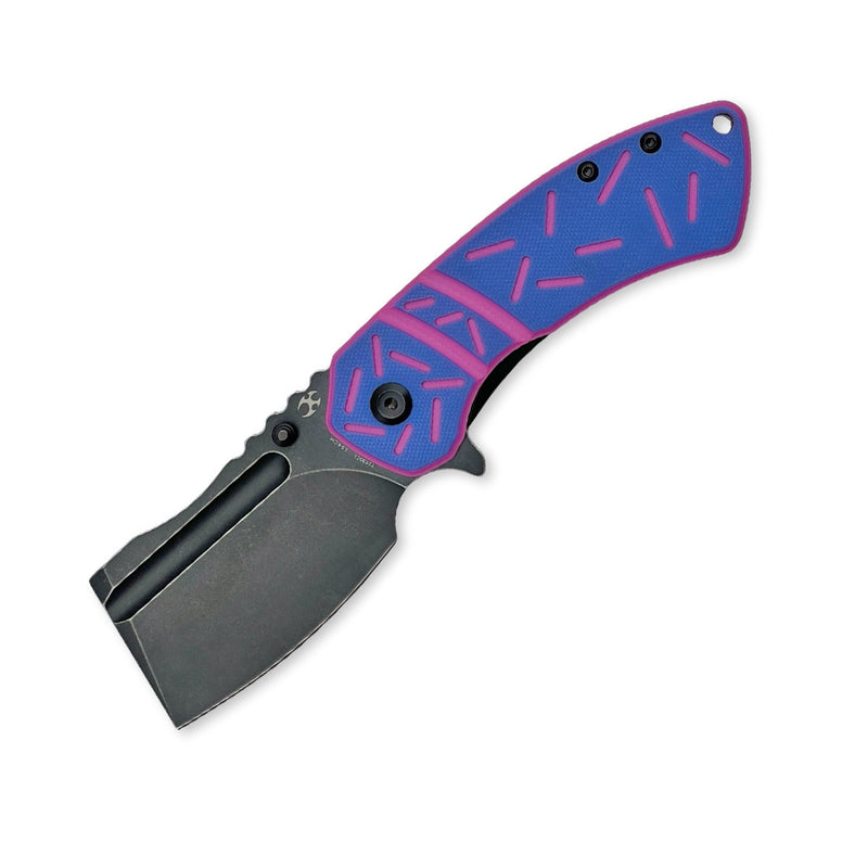 CDC Crispy Donut Community Exclusive KANSEPT Korvid M+ Flipper Knife G10 With Donut Printed Handle (3.07"154CM Blade)Koch Tools Design-T2030C1