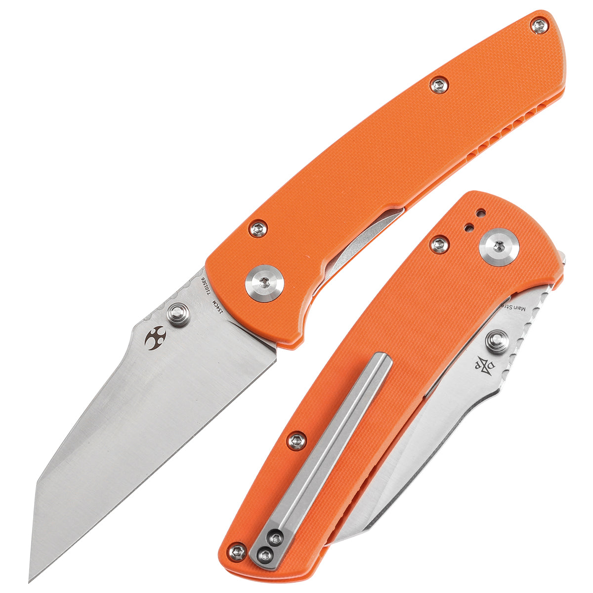 COMMON 3点セット オレンジ KANSEPT Main Street Thumb Stubs Orange G10 Handle (3.36'' 154CM