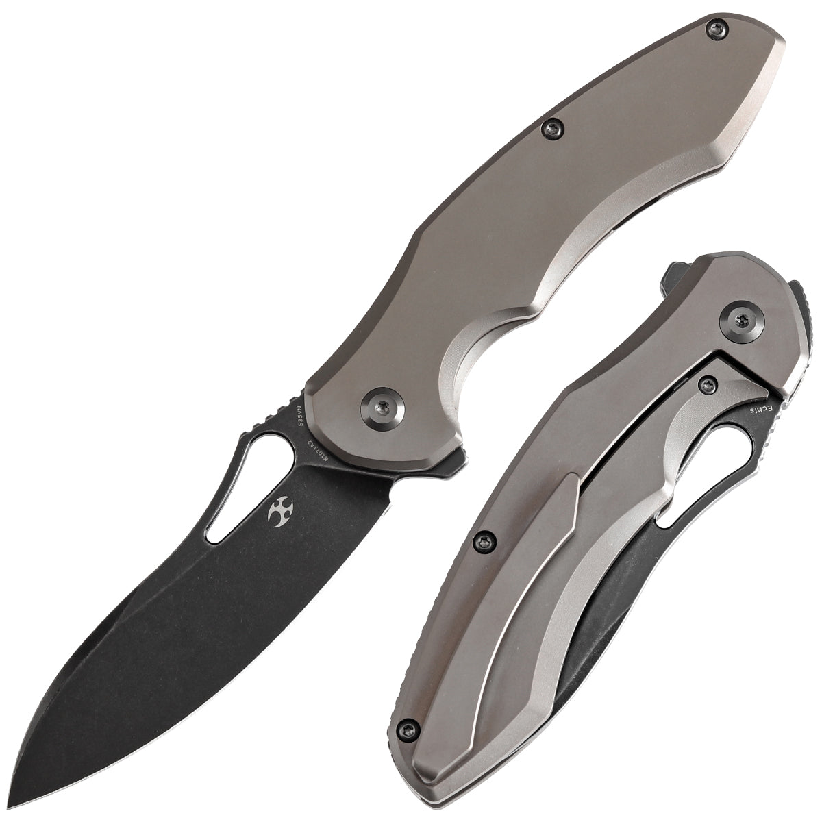 KANSEPT Echis Thumb Hole Bronze Anodized Titanium Handle (3.45