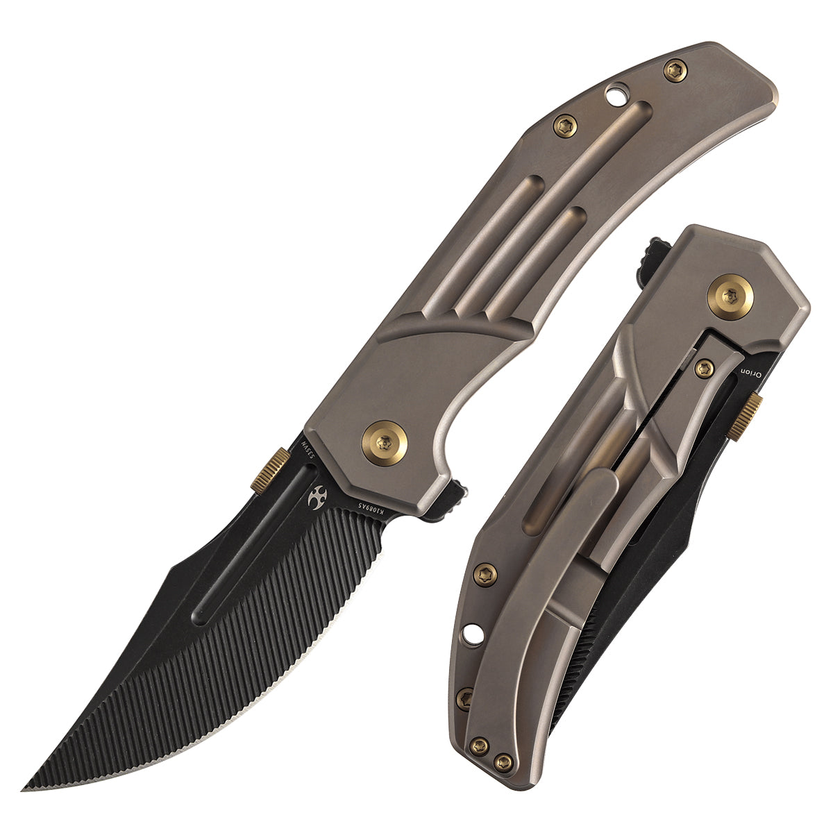 KANSEPT Orion Limited Version Flipper Bronze Anodized Titanium