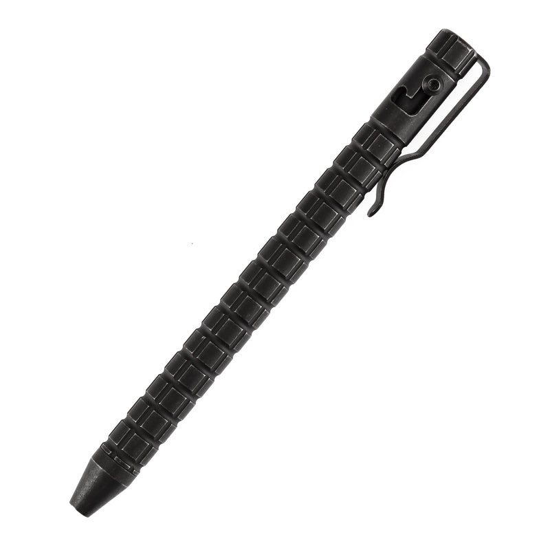 Kansept EDC Scavenger Bolt Action Blackwash Titanium Pen with Frag Pattern Designed by Kevin Passon-G013H4