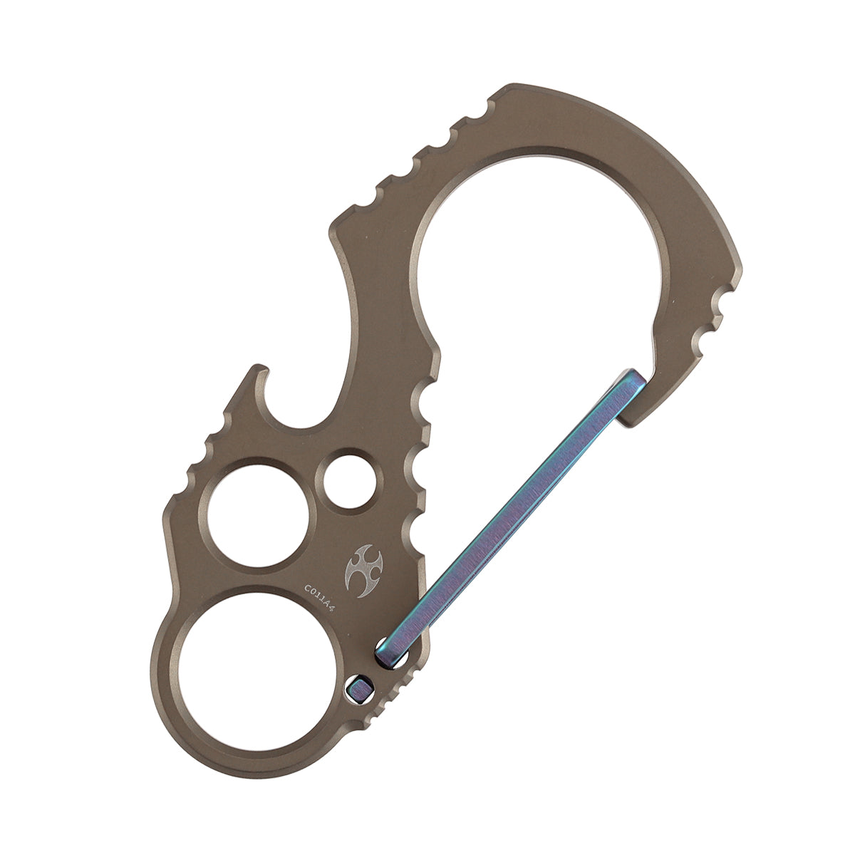 Kansept EDC Tools Carabiner C011A4 Titanium EDC Keychain Clip