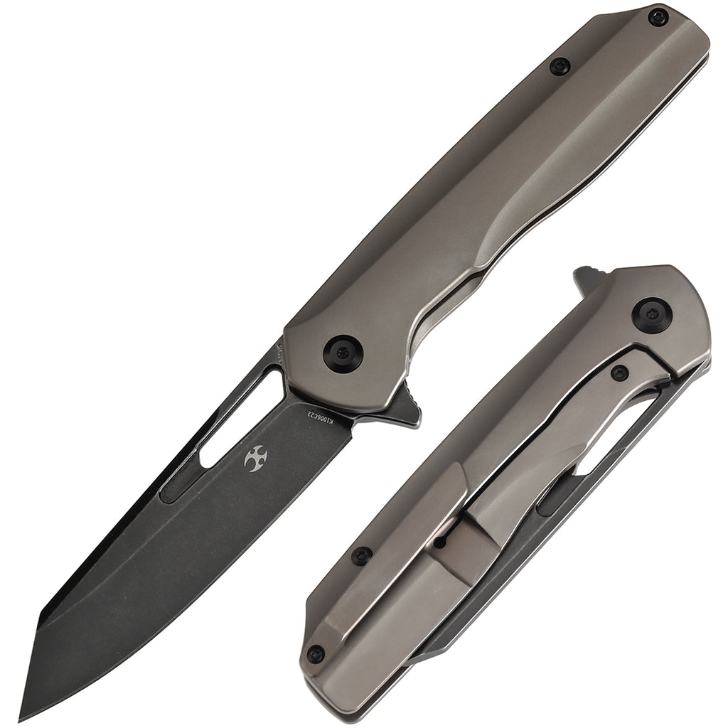 KANSEPT Shard Thumb Hole Bronze Anodized Titanium Handle (3.46