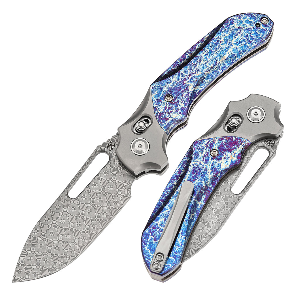 KANSEPT Quasar Cross Bar Lock Stonewashed Titanium and Titanium