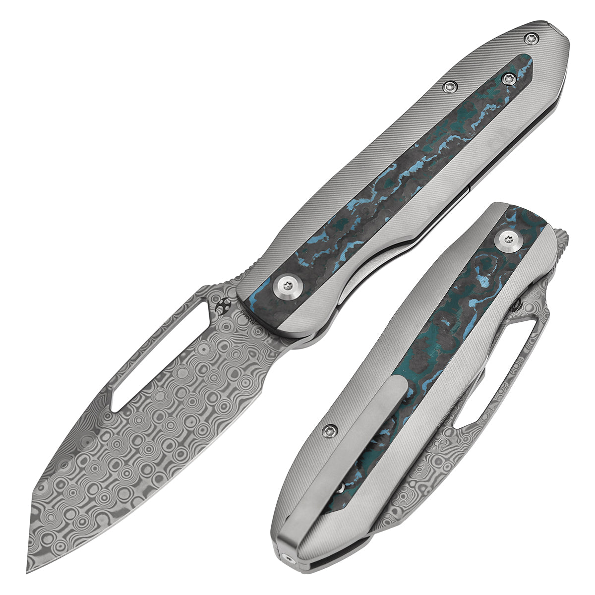 KANSEPT Thunderhead Thumb Hole Stonewashed Titanium with Artic