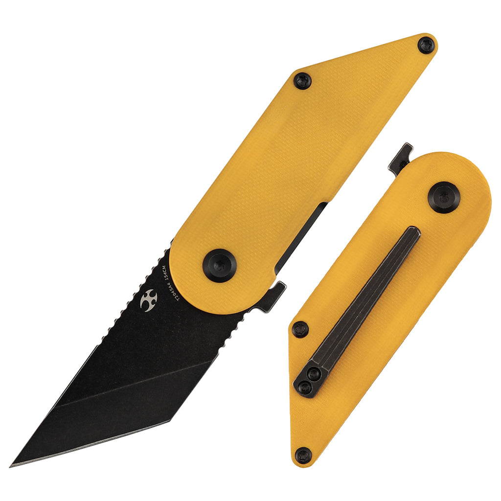 KANSEPT Dash Liner Lock G10 2.26" 154CM Blade Pinkerton Knives T2045A4