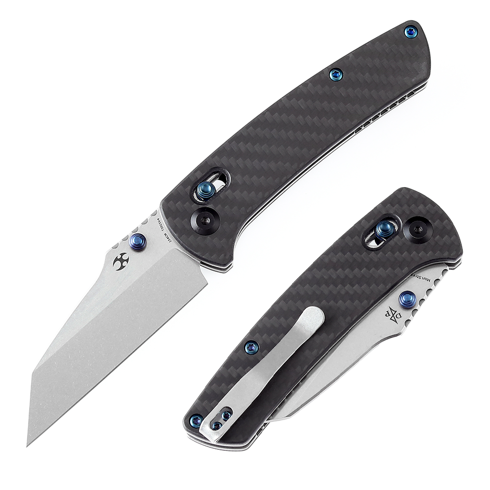 KANSEPT Main Street Thumb Studs/ Crossbar Lock Kinfe Twill Carbon