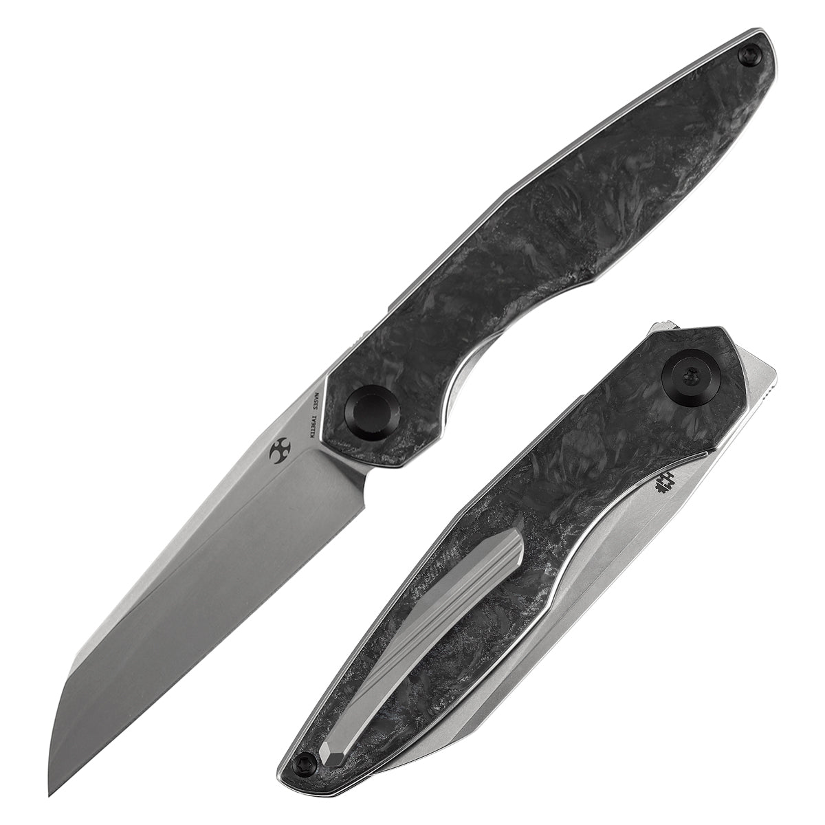 Kansept Halide | Liner Lock | Dark Matter Glow Fatcarbon | 3.2