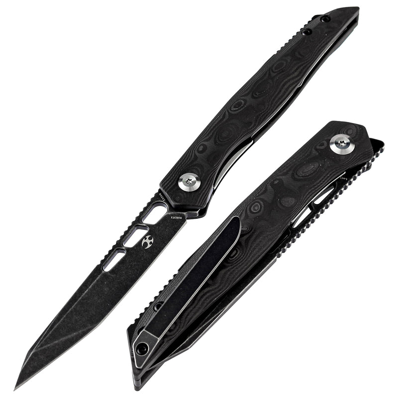 KANSEPT Lucky Star K1013T3 MaxTkachuk MaxTkachuk Rose Pattern Carbon Fiber Handle  CPM-S35VN Blade