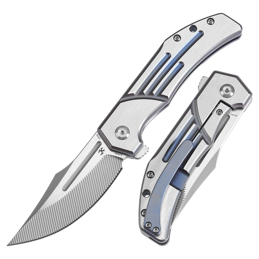 KANSEPT Orion Limited Version Flipper Blue Anodized and Machine
