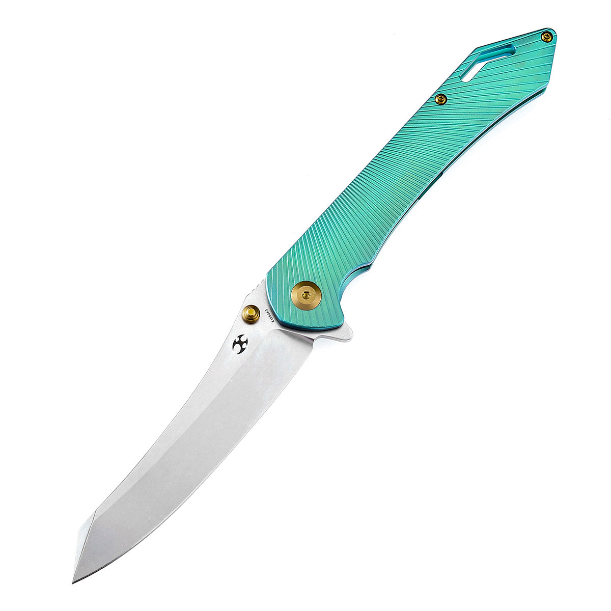 KANSEPT Colibri Tech Flipper/Thumb Hole Knife Green Anodized