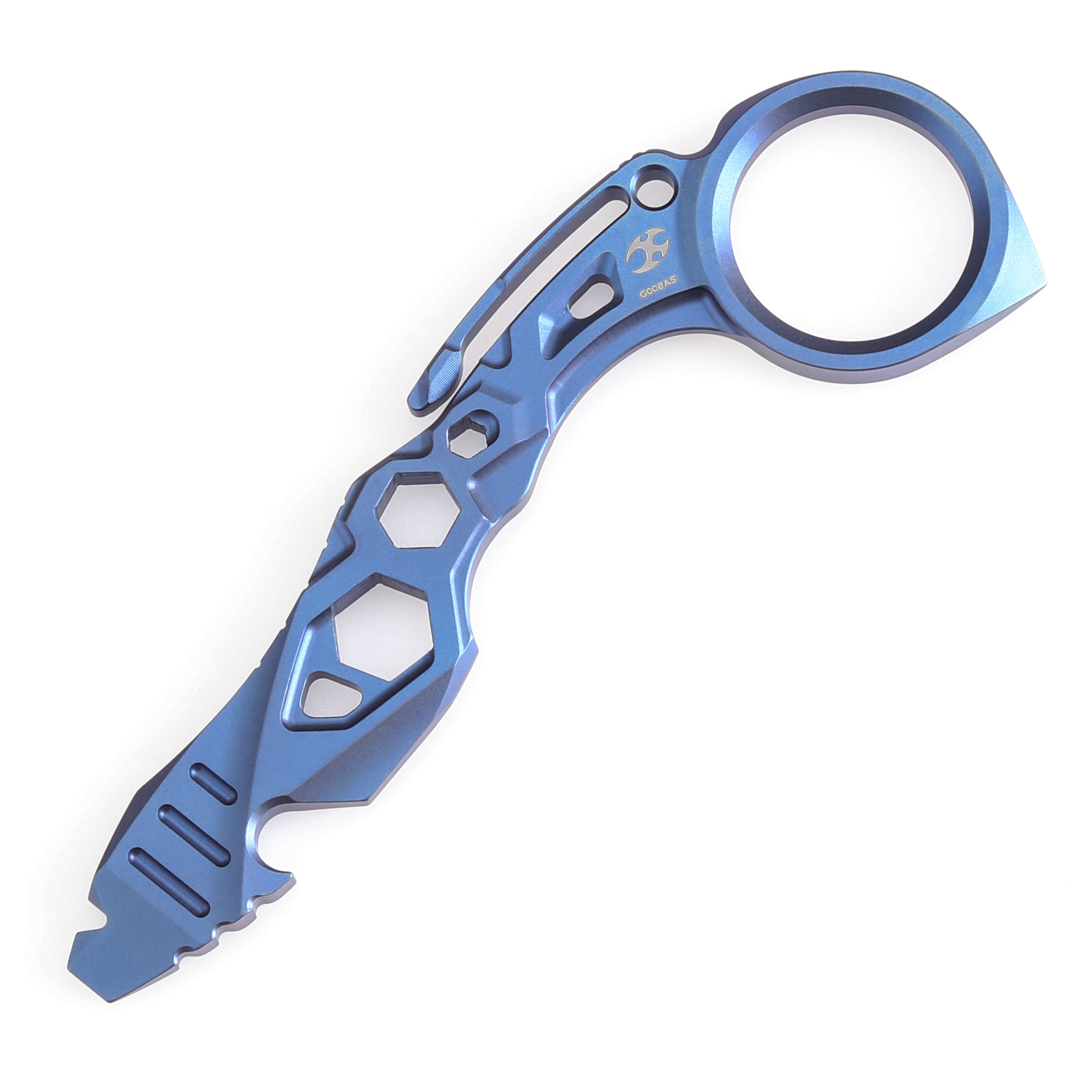 Kansept EDC Tool PryMate G008A5 Blue Anodized Titanium