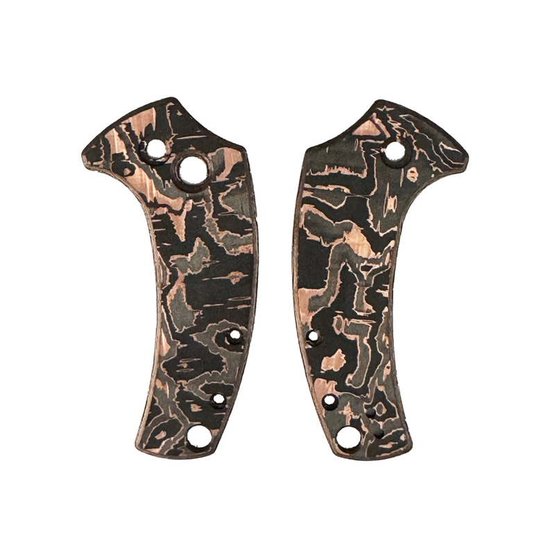 KANSEPT WASP |Copper Carbon FIber Handle Scales Kit