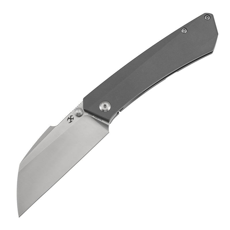 KANSEPT Contra | Thumb Stubs | Gray Anodized Titanium | 3.25" Satin S90V | Nathan Contra Design | K1139A1