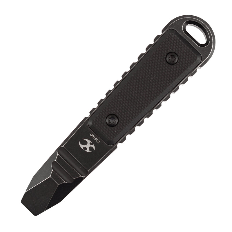 Kansept EDC Kursor Blackwash Titanium+Black G10 Inlay Designed by Koch Tools-G015C2