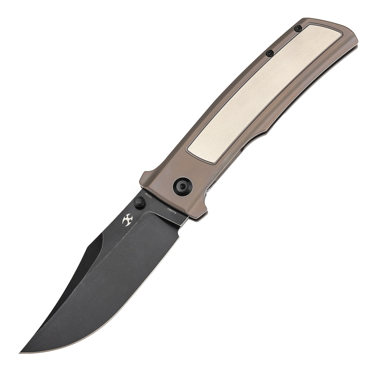 KANSEPT Bison Thumb Stub Bronze Anodized Titanium Handle 4.25
