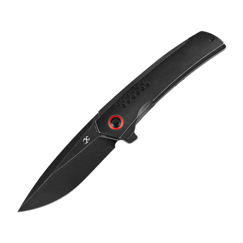 Tracer | Frame Lock | Blackwash Titanium | 3.46" Blackwash CPM S35VN | Tuff Knives | K1115A2