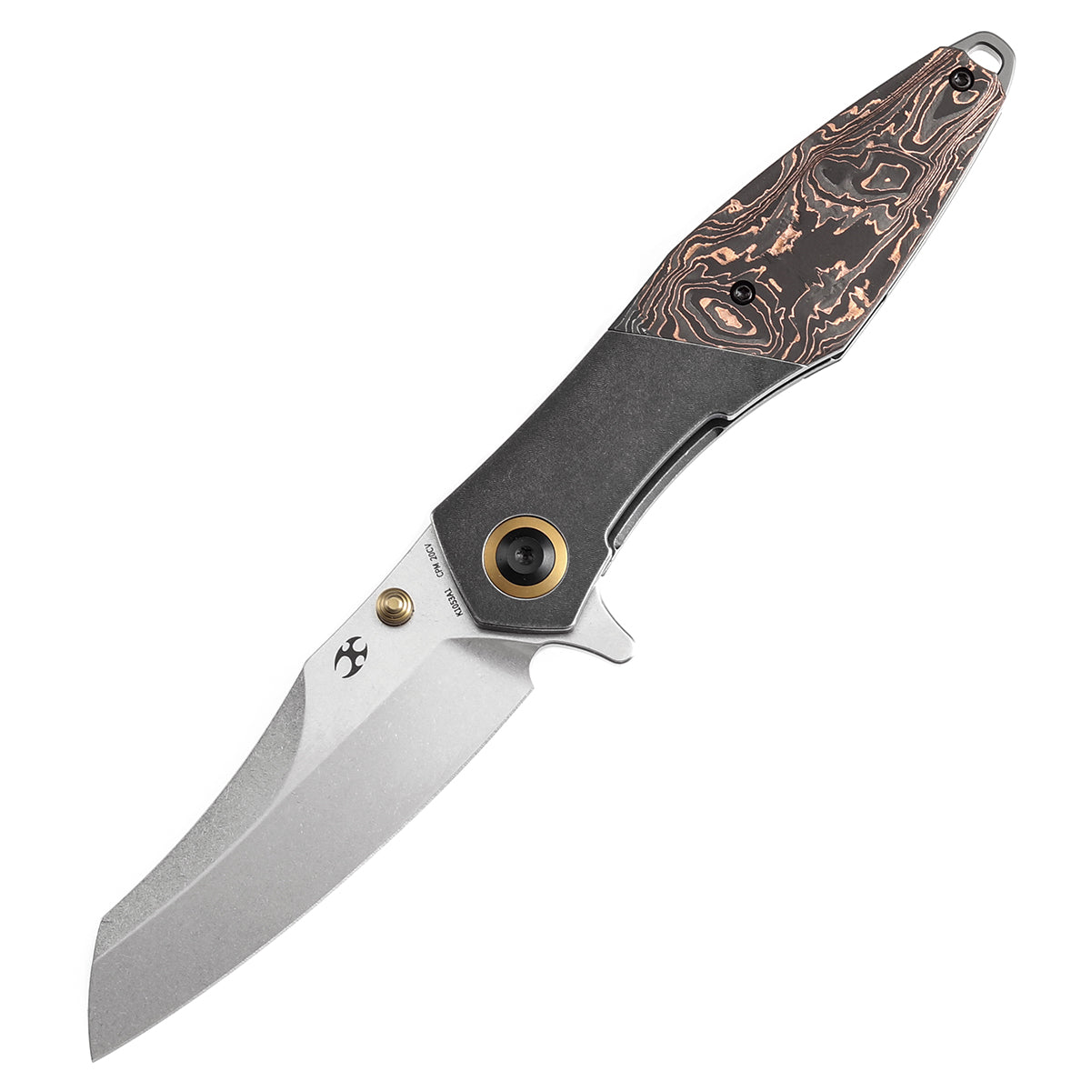 KANSEPT Thumb Stub Mistaken Blackwash Titanium and Copper Carbon