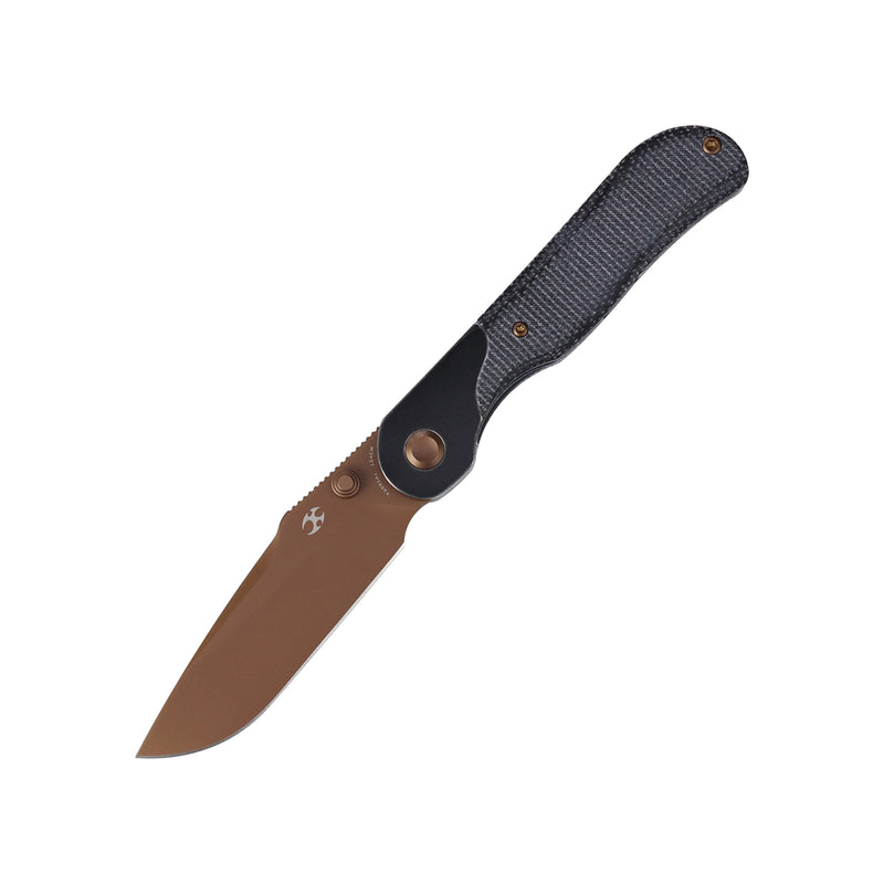 Lichen | Bolster Lock | Black Micarta | 3.02" 154CM | Derek Sharon | T2091A1