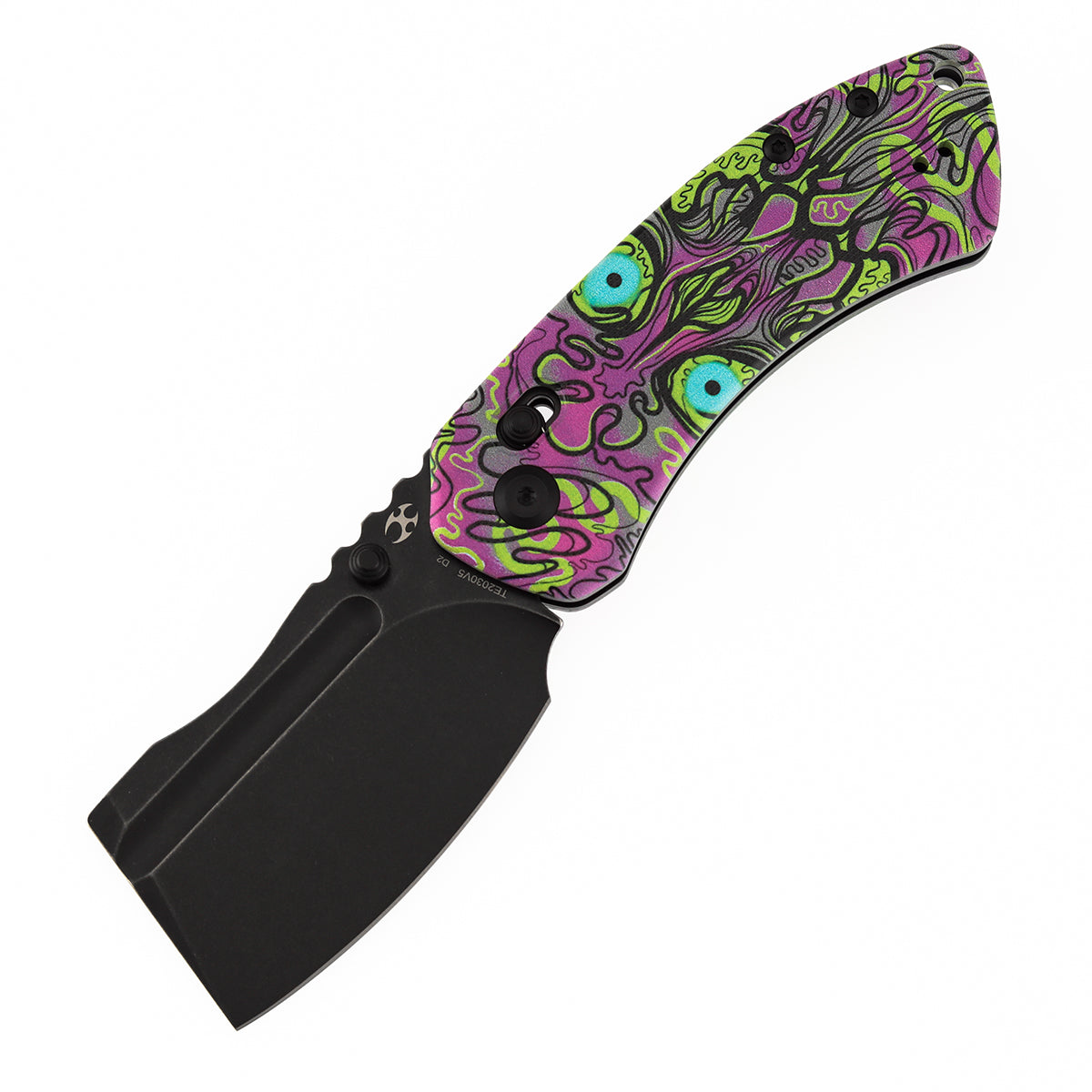 Kansept Korvid V | Crossbar Lock | Jade G10 with Purple Undead