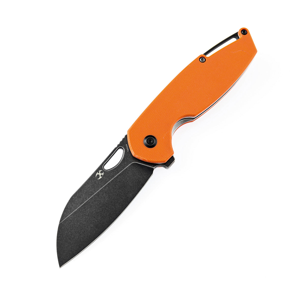 KANSEPT Model 6 Flipper/Thumb Hole Knife Orange G10 Handle (3.1