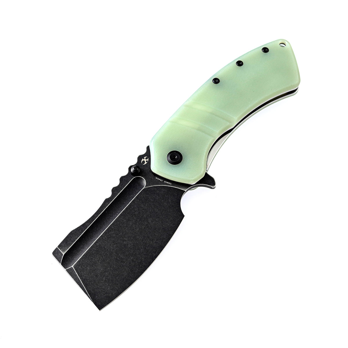 KANSEPT XL Korvid Thumb Stub Jade G10 Handle (3.55