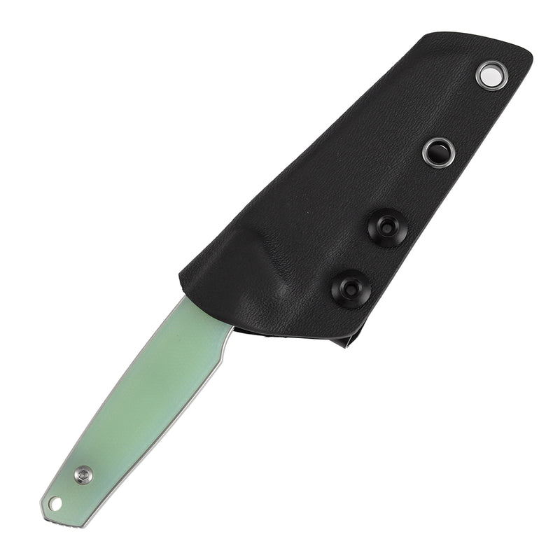 Kansept Parr | Fixed Blade | Jade G10 | 3.12" D2 Blade | Jonathan Styles Design | G011A7
