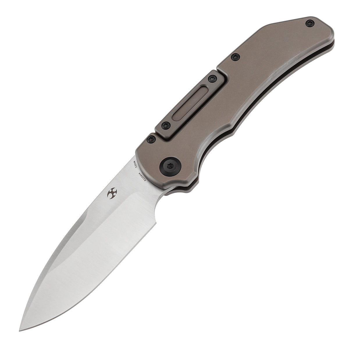 KANSEPT Hazard Bali Lock Knife Bronze Anodized and Stonewashed
