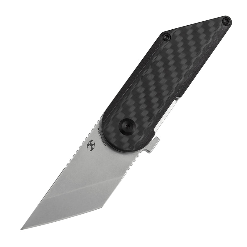 KANSEPT | Dash Liner Lock | Twill Carbon Fiber & G10 | 2.26" 154CM Blade | Pinkerton Knives | T2045A1
