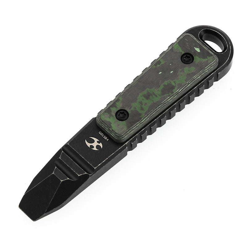 Kansept EDC Kursor Blackwash Titanium; Jungle Wear Fatcarbon Designed by Koch Tools-G015B4