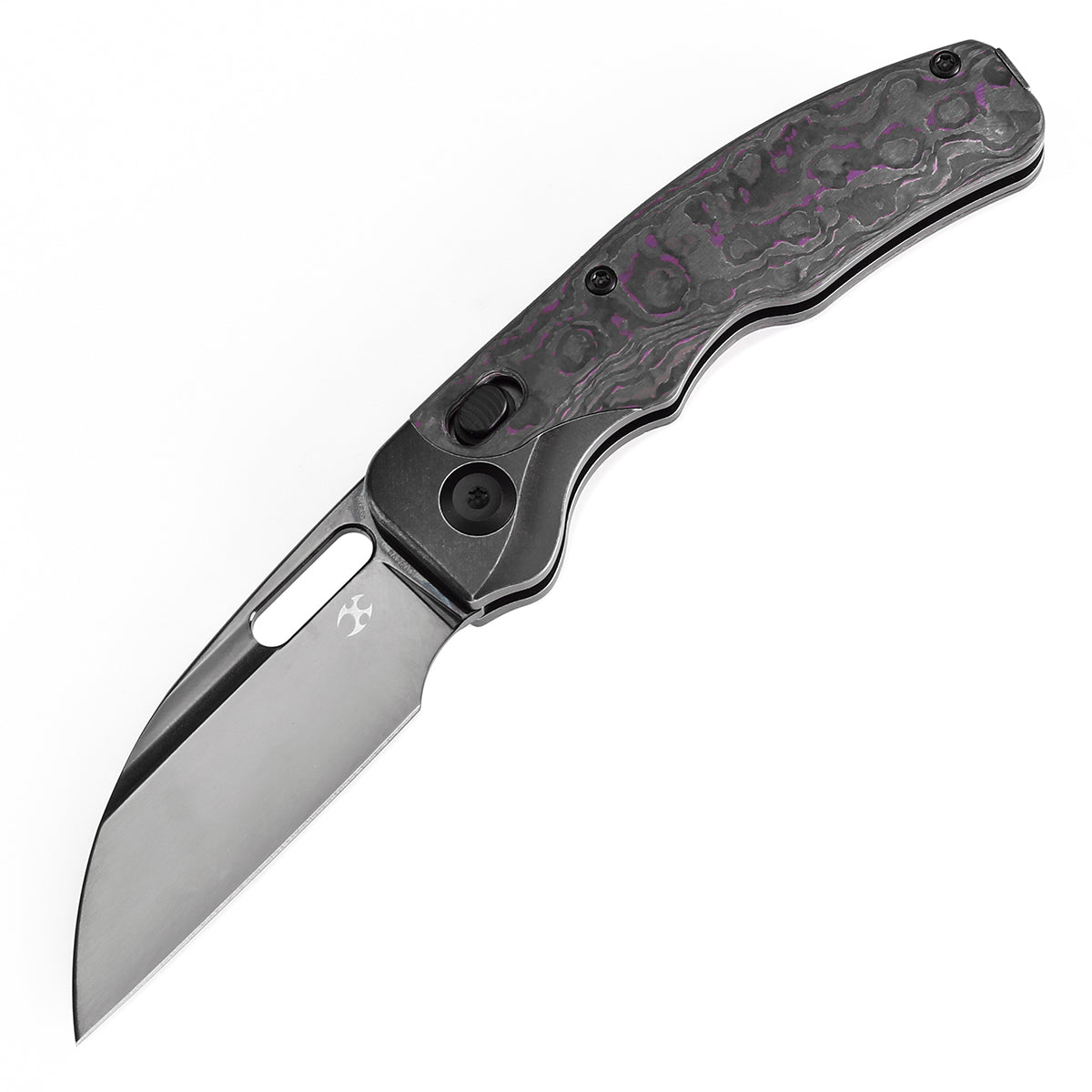 KANSEPT Vivid Cross Bar Lock Blackwashed Titanium with Purple Haze