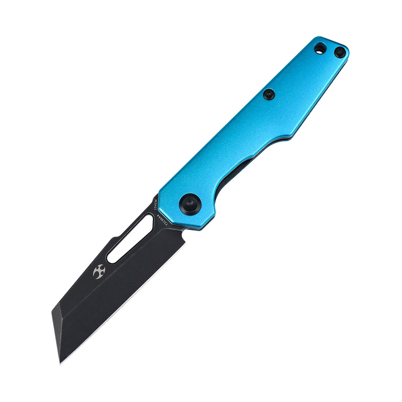 Lucero | Liner Lock | Dark Blue Anodized Aluminum | 2.56" 154CM | August Originals |T2156A4