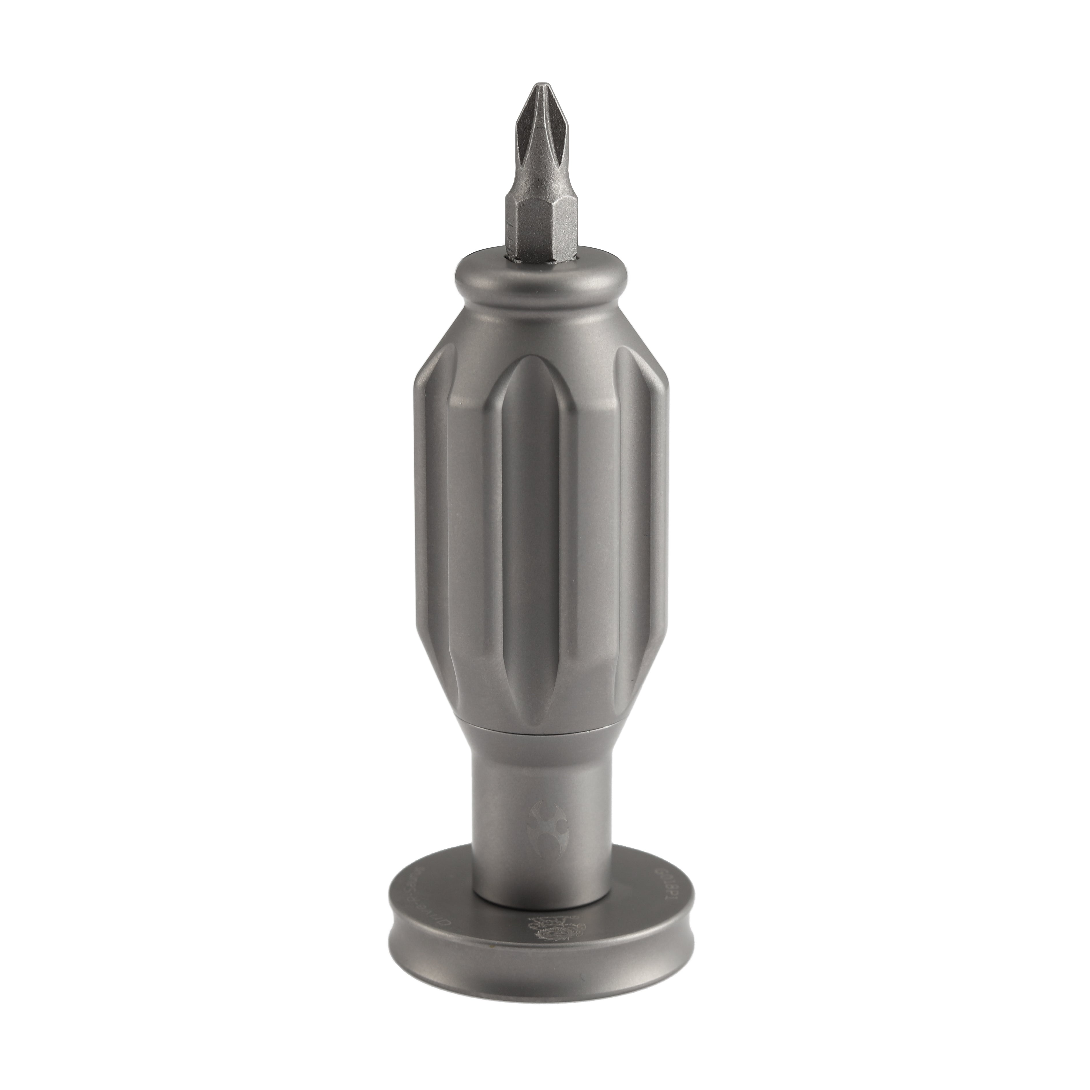 Kansept EDC Bit Driver Drive-R-Saurus G018P1 –Beadblasted Titanium