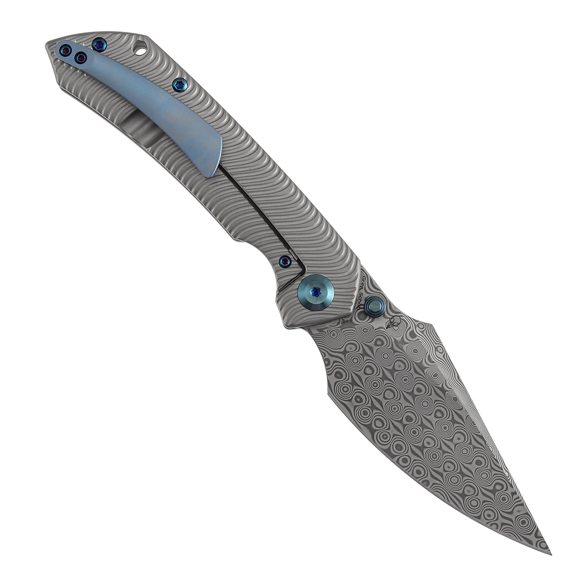 Kansept Fenrir | Frame Lock | Beadblasted Titanium with Micro