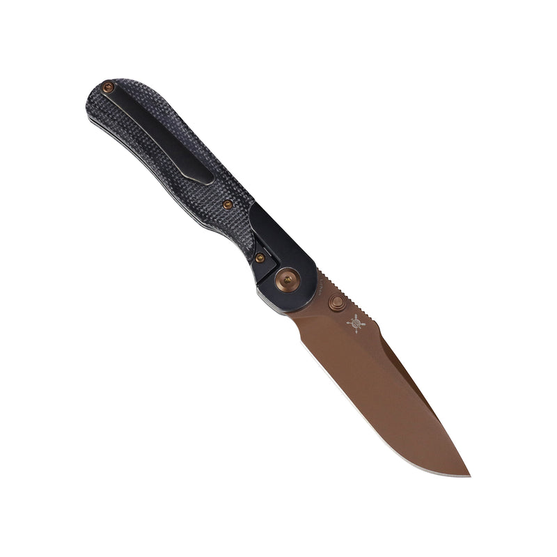 Lichen | Bolster Lock | Black Micarta | 3.02" 154CM | Derek Sharon | T2091A1