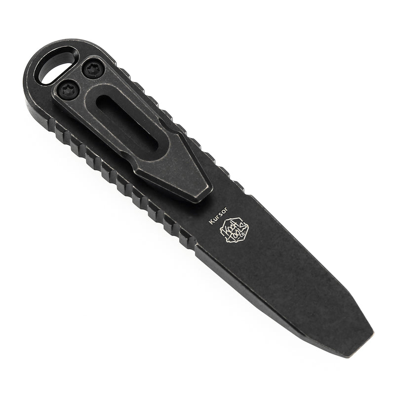 Kansept EDC Kursor Blackwash Titanium; Jungle Wear Fatcarbon Designed by Koch Tools-G015B4
