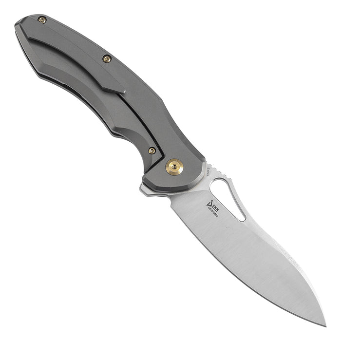 KANSEPT Echis Thumb Hole Titanium Handle (3.45''CPM S35VN Blade ) Djinn Design -K1071A1