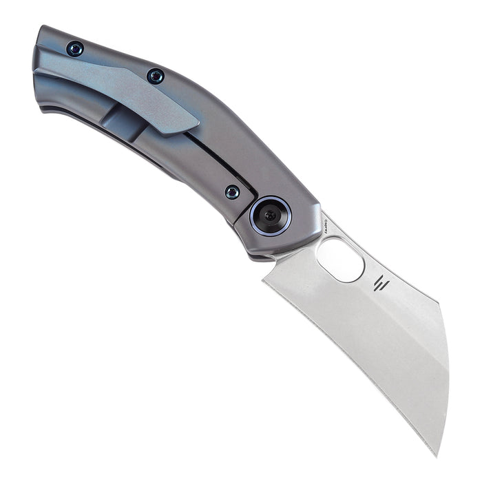 KANSEPT Osprey Thumb Hole Knife Blue Anodized Titanium Handle (2.23'' CPM-S35VN Blade) Jonathan Shaw Design - K2087A4