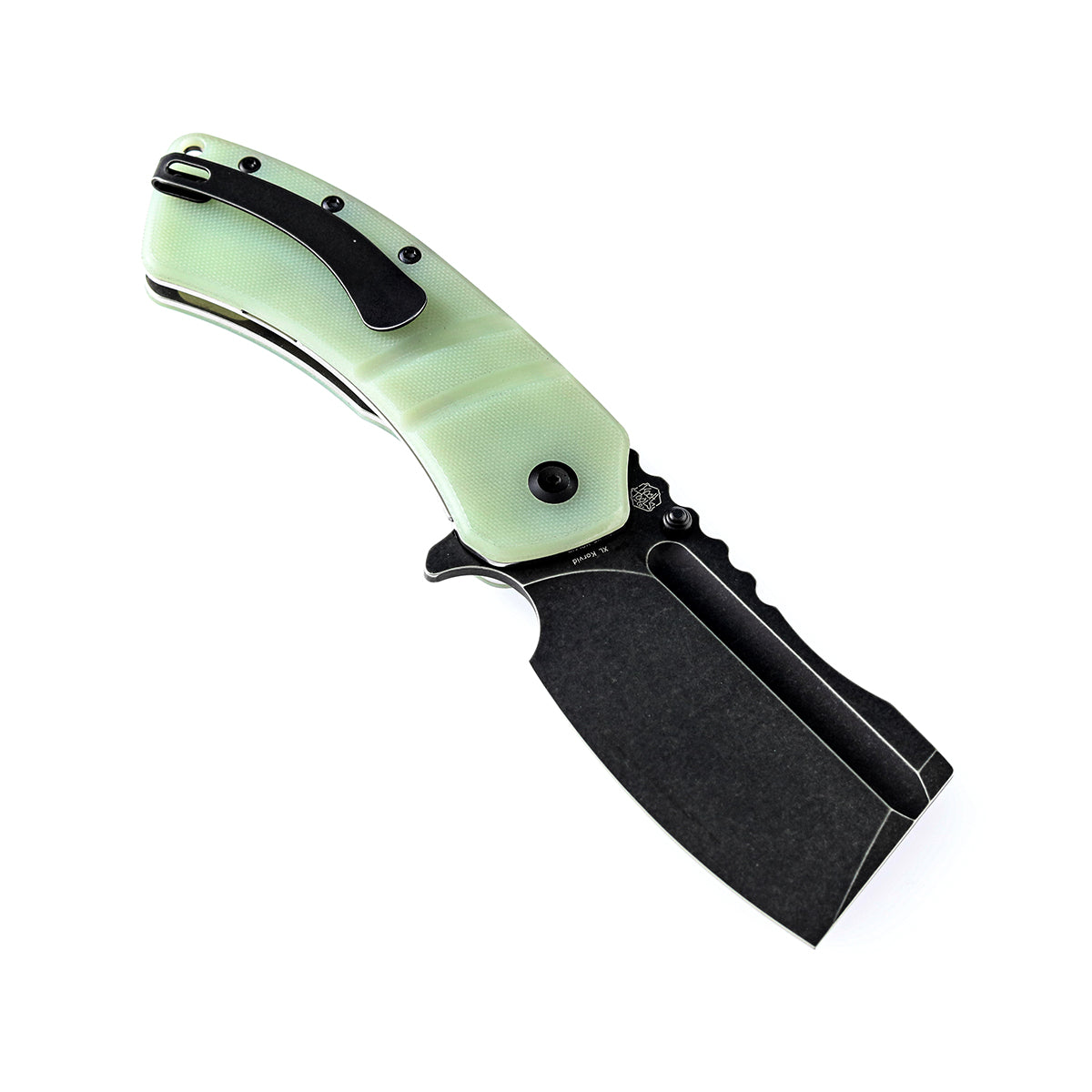 KANSEPT XL Korvid Thumb Stub Jade G10 Handle (3.55