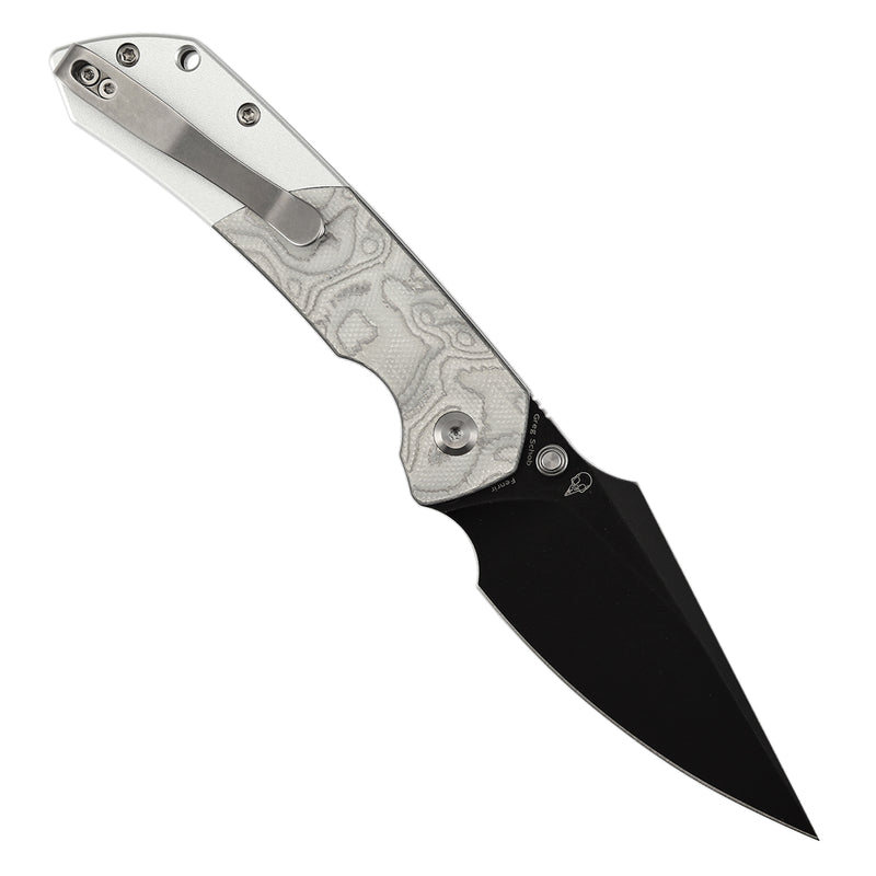 Kansept Fenrir | G-10 with Aluminum Foil | 3.45'' 154CM Blade | Sparrow Knife Design | T1034B3