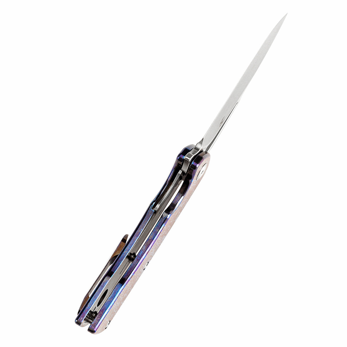 KANSEPT KRYO Thumb Hole Timascus Handle (3.58