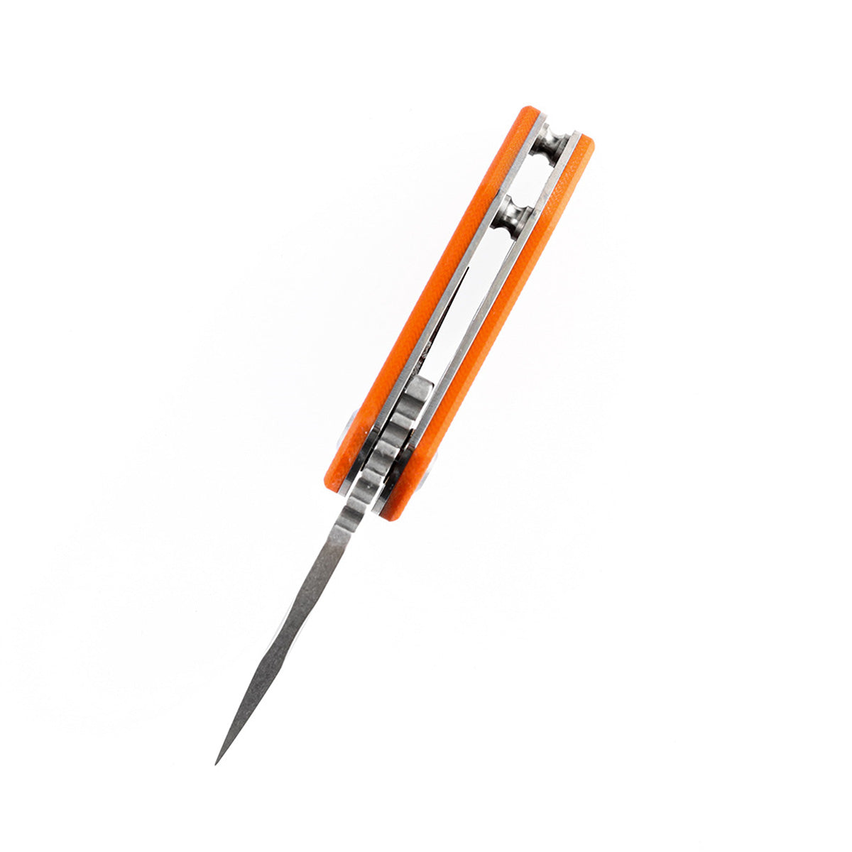 KANSEPT RIO Flipper Knife Orange G10 Handle (1.56'' M390 Blade)4T5