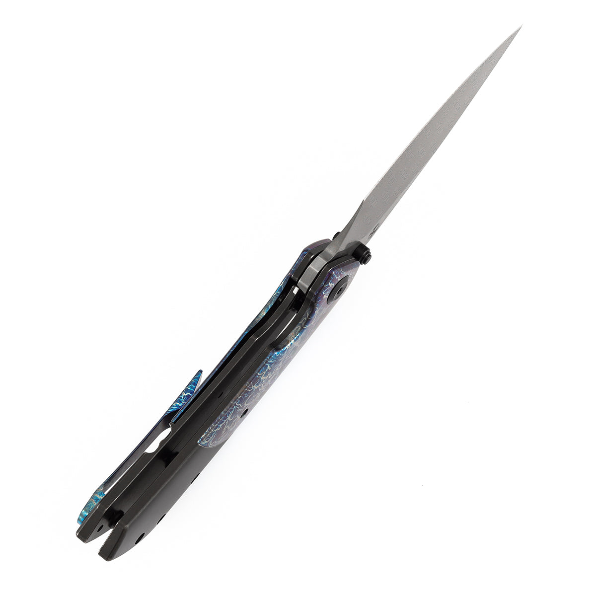 Kansept Fenrir | Liner Lock | Blackwash Titanium with Lightning